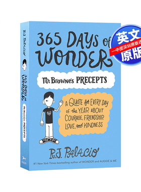 英文原版  奇迹365天 365 Days of Wonder: Mr. Browne's Precepts
