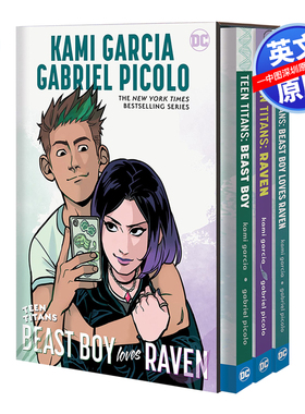 英文原版 DC Teen Titans: Raven, Beast Boy and Beast Boy Loves Raven 青少年泰坦 乌鸦 野兽男孩 进口正版