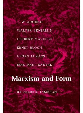 【预售 按需印刷】英文原版Marxism and Form20th-Century Dialectical Theories of Literature马克思主义与形式进口原版正版书籍