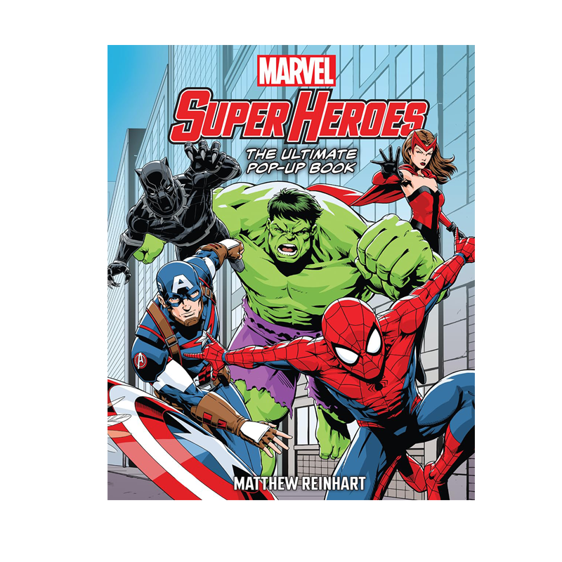 【预售英文原版】漫威超级英雄3D立体终极弹窗书 精装 Marvel Super Heroes Pop-Up 蜘蛛侠钢铁侠复仇者联盟 马修 Matthew 周边
