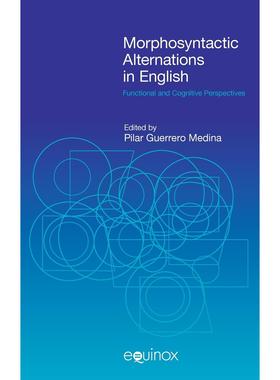 【预售 按需印刷】英文原版Morphosyntactic Alterations in English进口原版正版书籍