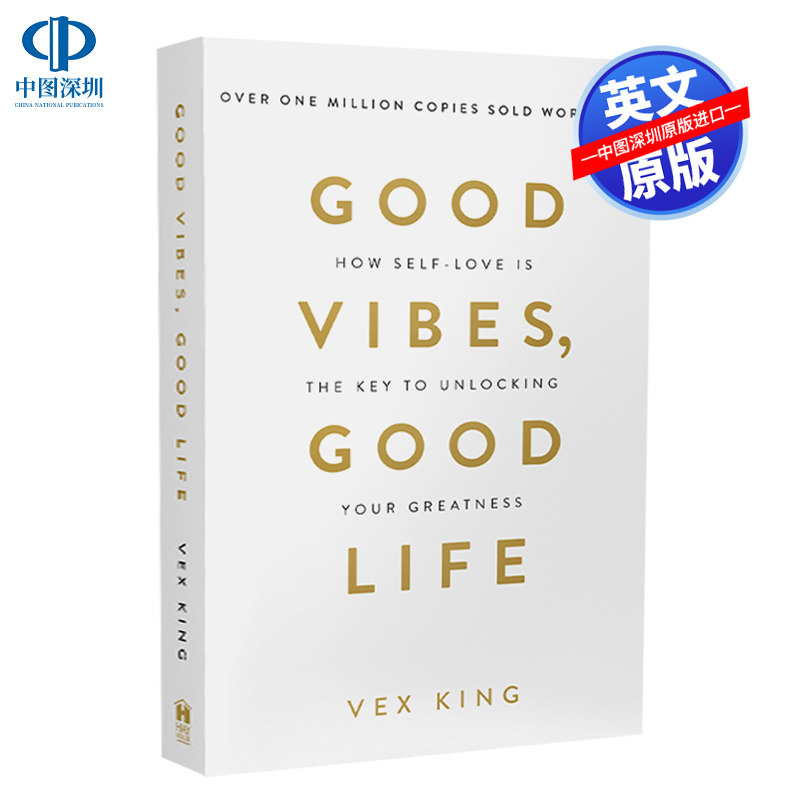 英文原版 良好的氛围良好的生活 如何培养正念冥想积极习惯,克服负面能量,自爱自律指南 Good Vibes, Good Life 自我提升励志