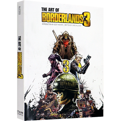 预售英文原版 无主之地3 游戏设定集 The Art of Borderlands 3 硬壳精装大开本 ps4 epic stem 周边 进口原版 正版