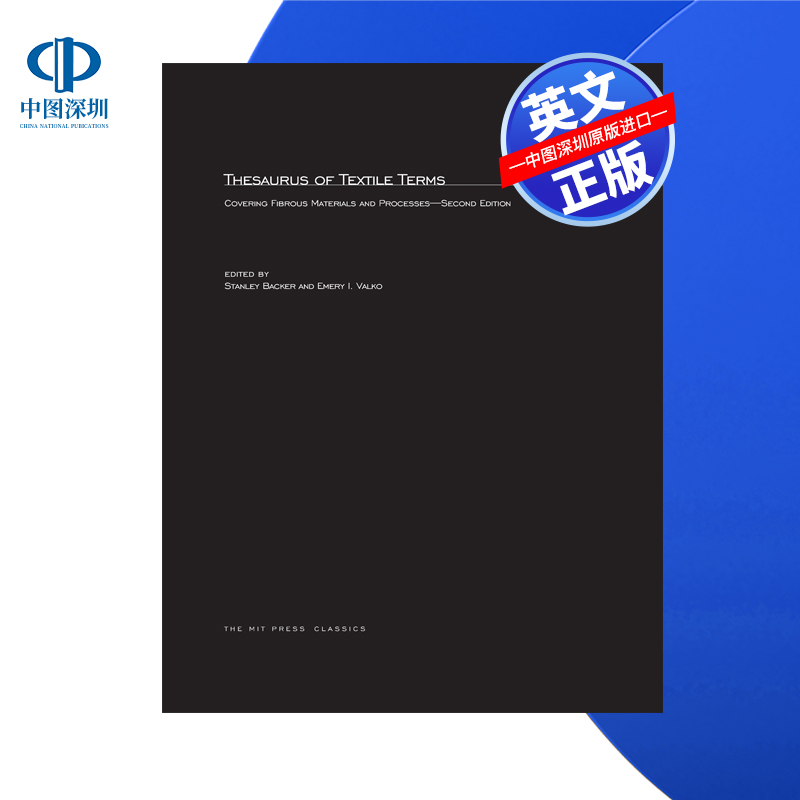 【预售 按需印刷】纺织术语辞典 第二版 Thesaurus of Textile Terms, second edition 进口英文正版书籍