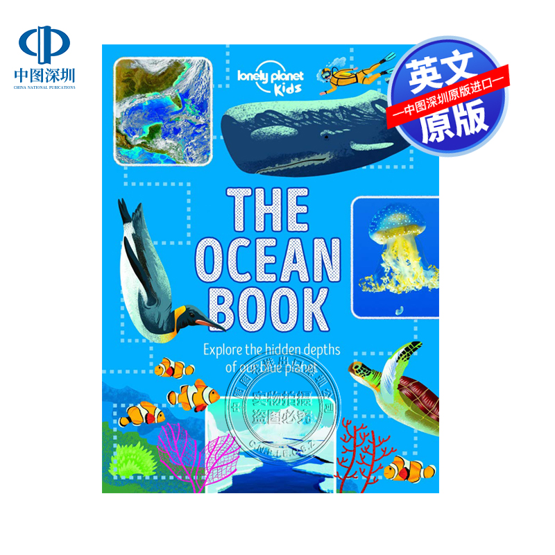 英文原版 海洋图书：探索我们蓝色星球的隐藏深度 The Ocean Book: Explore the Hidden Depth of Our Blue Planet