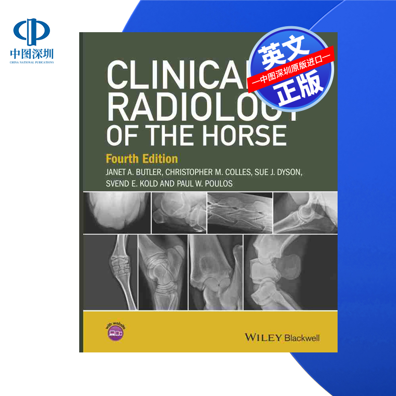 【预售 按需印刷】Wiley出版 马的临床放射学 Clinical Radiology of the Horse 进口英文正版书籍