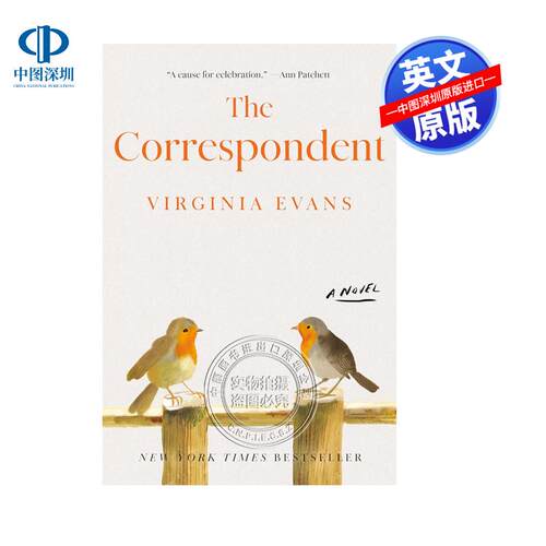 英文原版 信使 通讯员 The Correspondent Virginia Evans 书信人生 女性成长 文学小说 2026年英国女性小说奖短名单