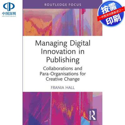 预售【按需印刷】英文原版 出版业中的数字创新管理 Managing Digital Innovation in Publishing 原装进口正版书籍