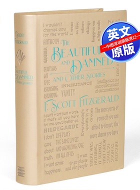 英文原版 Word Cloud系列 菲茨杰拉德 The Beautiful and Damned and Other Stories