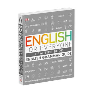 预售英文原版 人人学英语语法练习册DK-English for Everyone English Grammar Guide Practice Book英语自学课本教材雅思托福用书