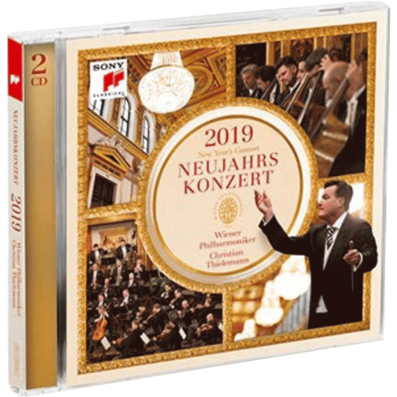 【中图音像】2019年维也纳新年音乐会2CD 蒂勒曼指挥 SONY