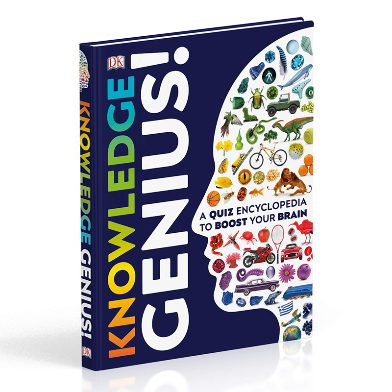 英文原版 DK 常识天才 增强大脑的测验百科全书 精装 General Knowledge Genius 知识学习科普读物