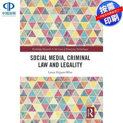 预售【按需印刷】英文原版 社交媒体、刑法与合法性 Social Media  Criminal Law and Legality 原装进口正版书籍