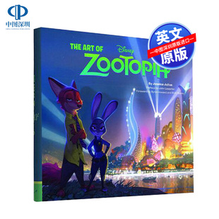 收藏版 The Zootopia英文版 预售英文原版 儿童读物 周边 进口书 动画片 Art 迪斯尼 迪士尼 正版 画册 疯狂动物城电影设定集