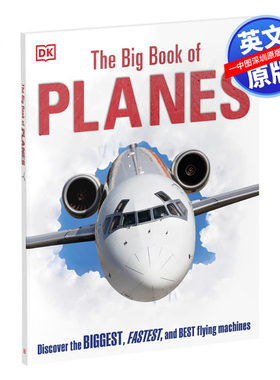 预售英文原版 DK 飞机之书 精装大开本 The Big Book of Planes 儿童青少年英语科普百科读物
