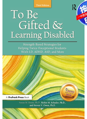 预售【按需印刷】英文原版 具有天赋和学习障碍 To Be Gifted and Learning Disabled 原装进口正版书籍