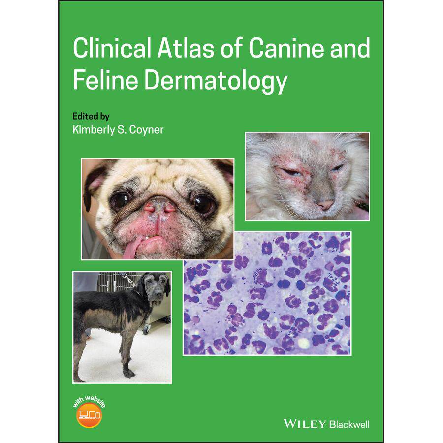 【预售 按需印刷】英文原版临床图谱犬猫皮肤病Clinical Atlas Canine & Feline Derm原装进口正版书籍
