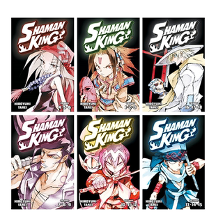 现货 通灵王收藏版1-6 漫画套装 英文原版  Shaman King Omnibus1 2 3 4 5 6 武井博之 英文版漫画书 周边