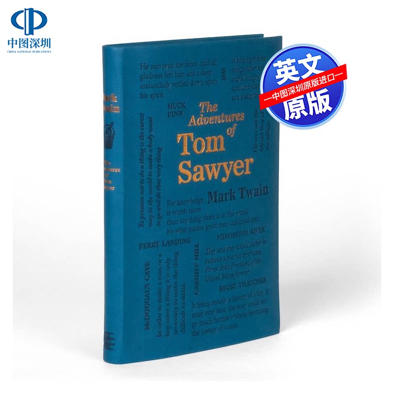 英文原版 汤姆·索亚历险记 Adventures of Tom Sawyer 软精装 Word Cloud Classics系列 外国经典文学名著小说