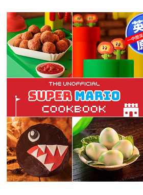 英文原版 超级马里奥食谱艺术书 精装 包括50多种游戏美味食物全彩画册 非官方 Unofficial Super Mario Cookbook任天堂马力欧周边