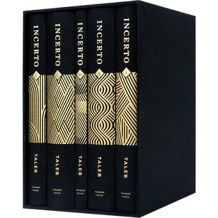 【预售英文原版】Incerto 精装豪华版5册套装 Fooled by Randomness, The Black Swan, The Bed of Procrustes, Antifragile