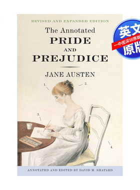 预售英文原版 The Annotated Pride and Prejudice 傲慢与偏见 带注释 进口英文正版书籍