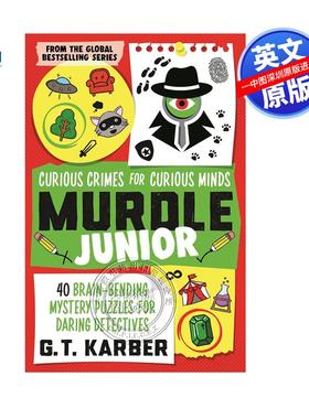 现货英文原版 谜团谜题系列 妙探寻凶 青少年版1 Murdle Junior: Curious Crimes for Curiou