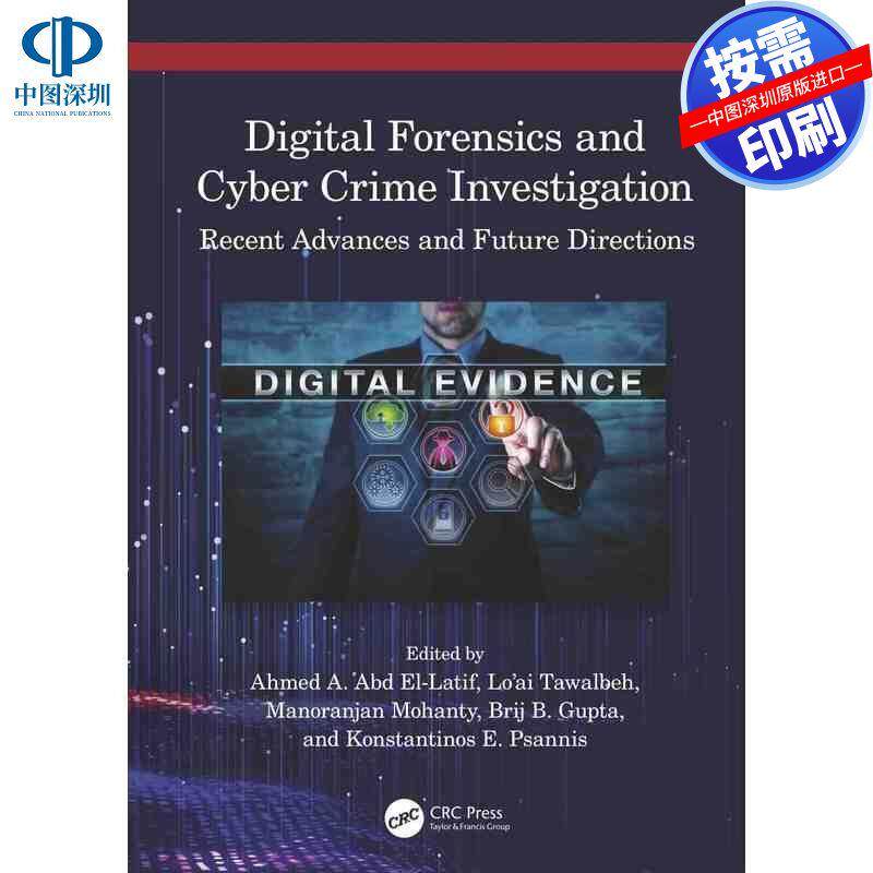 预售【按需印刷】英文原版 数字取证与网络犯罪调查 Digital Forensics and Cyber Crime Investigation 原装进口正版书籍