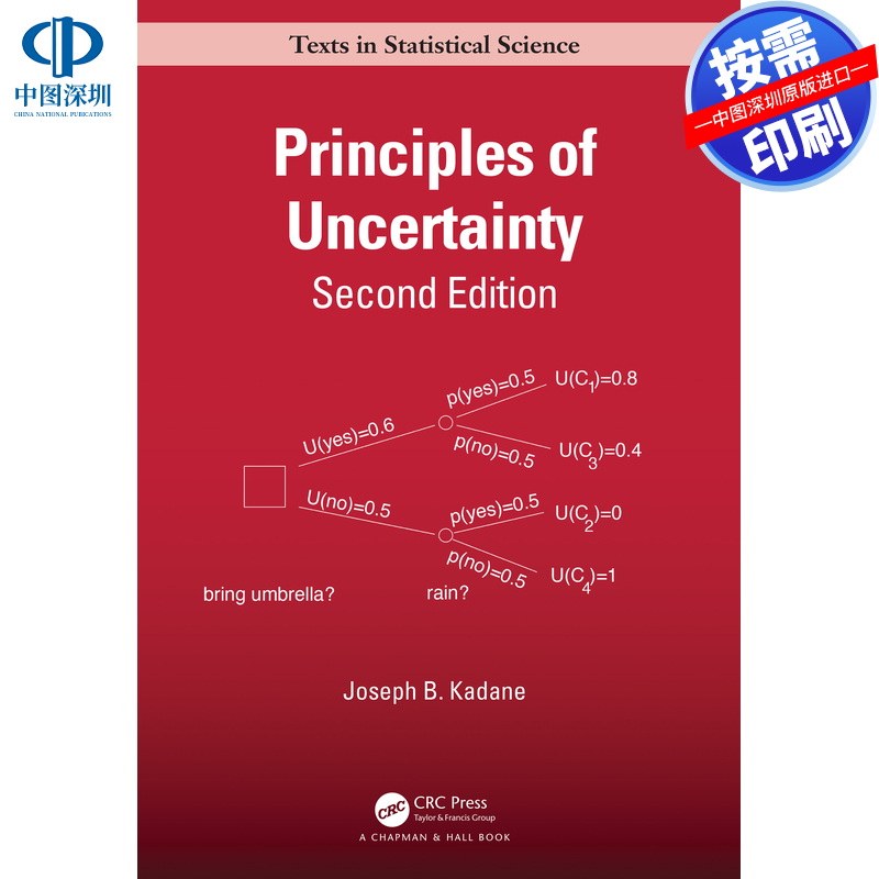 预售【按需印刷】英文原版 不确定性原理 Principles of Uncertainty 原装进口正版书籍
