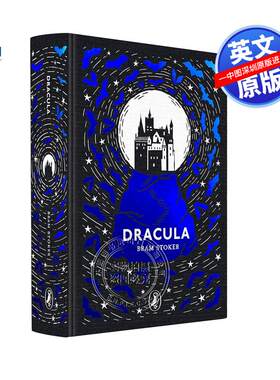 英文原版 德古拉 吸血鬼 海雀布纹系列 精装 Dracula Puffin Clothbound Classics 企鹅儿童经典文学读物小说