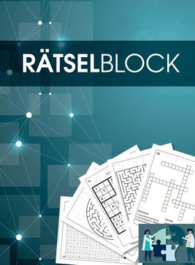 【预售 按需印刷】德文原版R?tselbuch und R?tselblock für Erwachsene und Senioren -英文原版Sudoku  Kreuzwortr?tsel  Logik