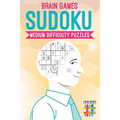 【预售 按需印刷】英文原版Brain Games Sudoku Medium Difficulty Puzzles进口原版正版书籍