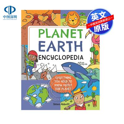 预售英文原版 Encyclopedia: Planet Earth 地球百科全书 Simon Abbott 自然科普 精装 英版