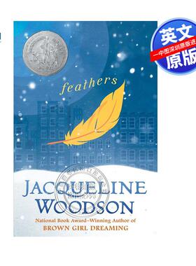 英文原版 Feathers 羽毛 纽伯瑞银奖儿童文学读物小说 Jacqueline Woodson 小学生初中课外故事读物