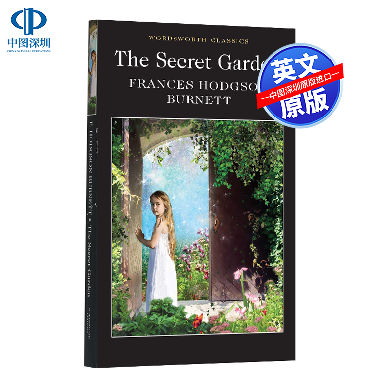 英文原版 秘密花园 The Secret Garden 文学小说 Frances Hodgson Burnett Wordsworth 经典 儿童文学