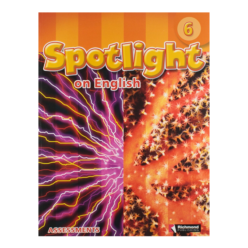 英文原版 聚焦英语学生评测6级 美国小学英语教材 Spotlight on English Assesments