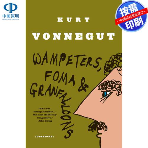 预售【按需印刷】预售 旺佩特斯、福玛和格兰法隆斯预售 Wampeters, Foma & Granfalloons企鹅兰登出版 进口书籍正版