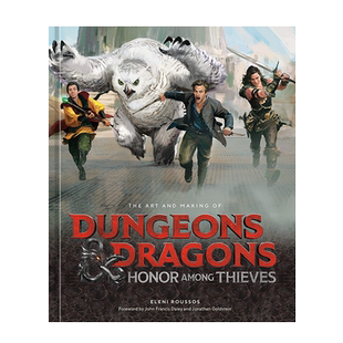 现货英文原版 龙与地下城：侠盗荣耀 精装电影设定集 官方幕后花絮画册 The Art and Making of Dungeons & Dragons 游戏周边书
