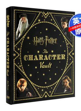 预售英文原版 哈利波特角色库 终极权威角色概述指南 精装艺术书 Harry Potter The Character Vault 概念艺术、幕后剧照画册