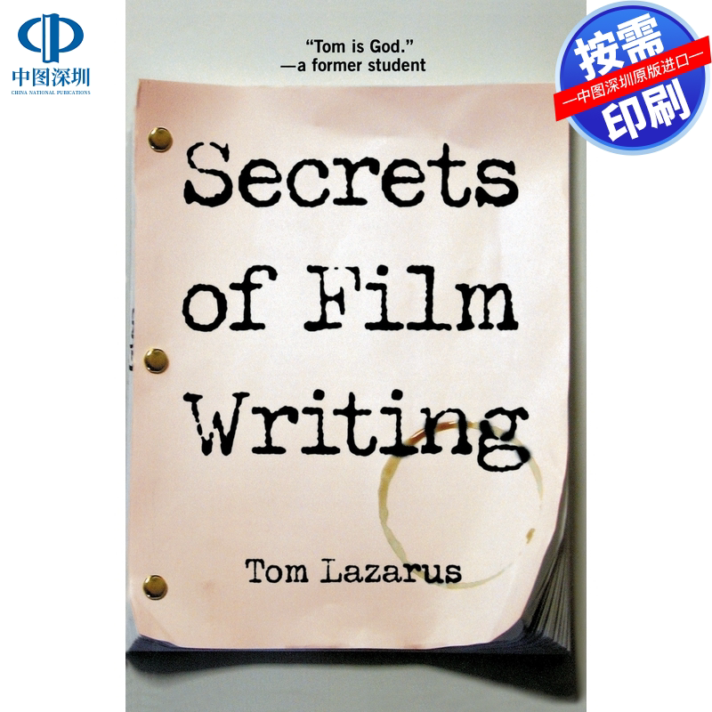 预售 按需印刷 英文原版 电影写作的秘密 Secrets of Film Writing 进口书籍正版