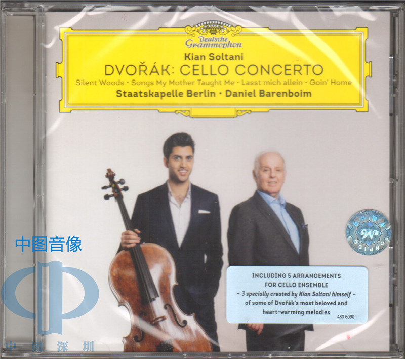 【中图音像】德沃夏克 大提琴协奏曲CD Kian Soltani 4836090环球