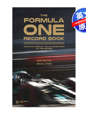 英文原版 一级方程式纪录书2023 Formula One Record Book 2023 Grand Prix Results, Team & Driver Stats, All-Time Records正版