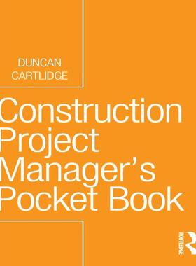 【预售 按需印刷】英文原版建筑工程项目经理手册Construction Project Manager’s Pocket Book原装进口正版书籍