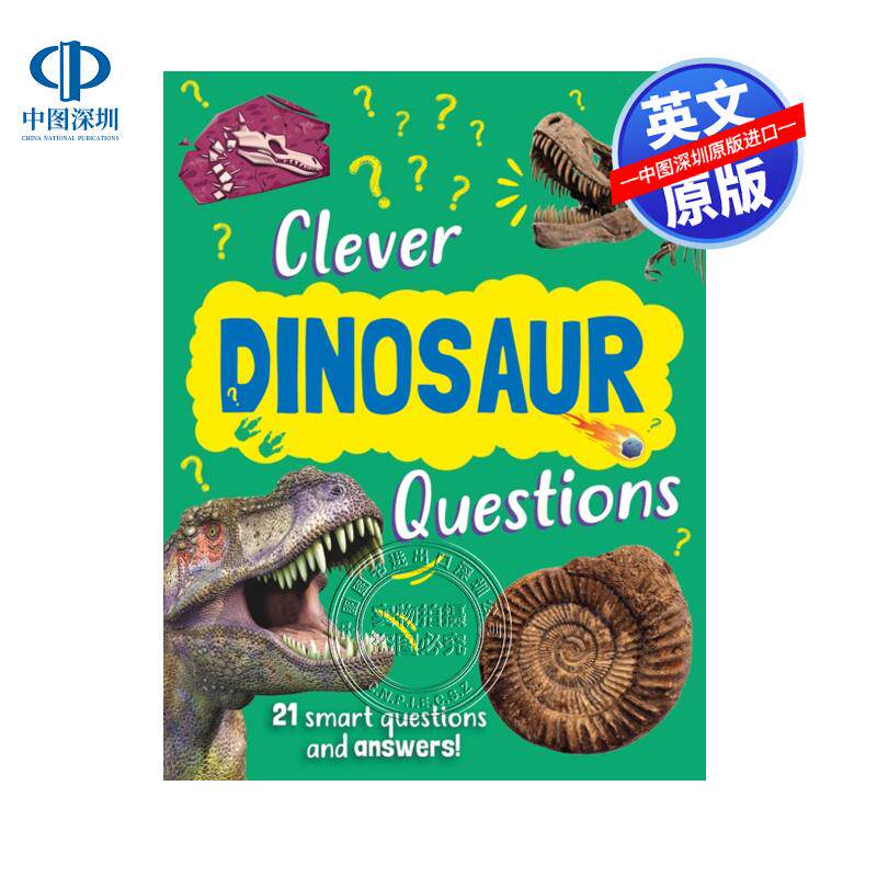 预售英文原版 Clever: Dinosaur Questions 趣味问答：恐龙之谜 Annabelle Lynch 自然科普 平装 英版