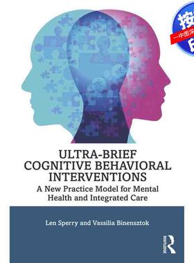 预售【按需印刷】英文原版 超简短认知行为干预 Ultra-Brief Cognitive Behavioral Interventions 原装进口正版书籍