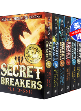 英文原版 Secret Breakers 1-6 密码破译者6册套装 惊险刺激 锻炼逻辑思维 章节小说 儿童英语课外读物 进口英语原版书籍