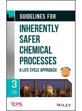 【预售 按需印刷】英文原版GL 内在安全 第三版GL Inherently Safer 3e原装进口正版书籍