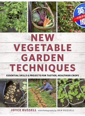 英文原版 新的菜园技术 New Vegetable Garden Techniques: Essential skills and projects for tastier, healthier crops