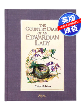 英文原版 The Country Diary of an Edwardian Lady 爱德华夫人的乡村日记 乡野手记手绘日记 艺术进口书籍正版