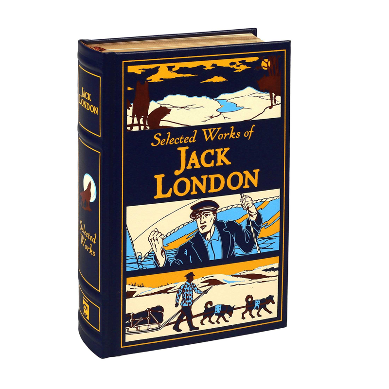 英文原版 杰克·伦敦选集 精装皮革版 经典短篇小说合集 Selected Works of Jack London (Leather-bound Classics)